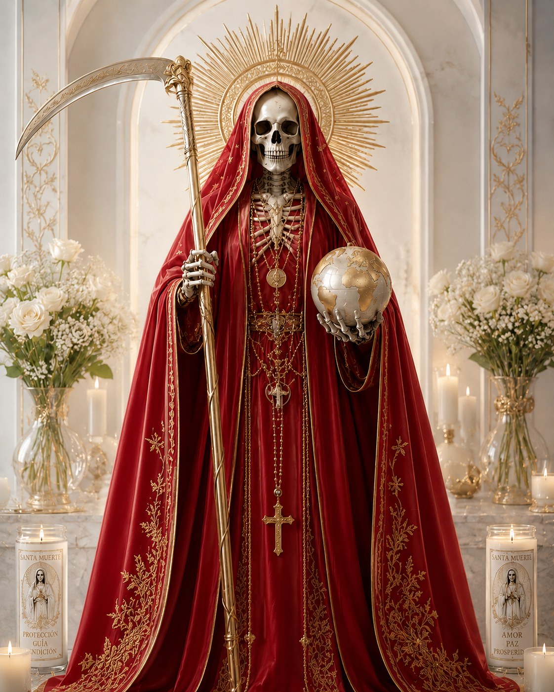 Santa Muerte Divine Portal: Saint of The Most Holy Death & Transformation