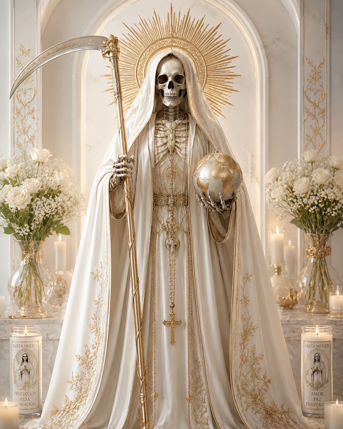 Santa Muerte Divine Portal: Saint of The Most Holy Death & Transformation
