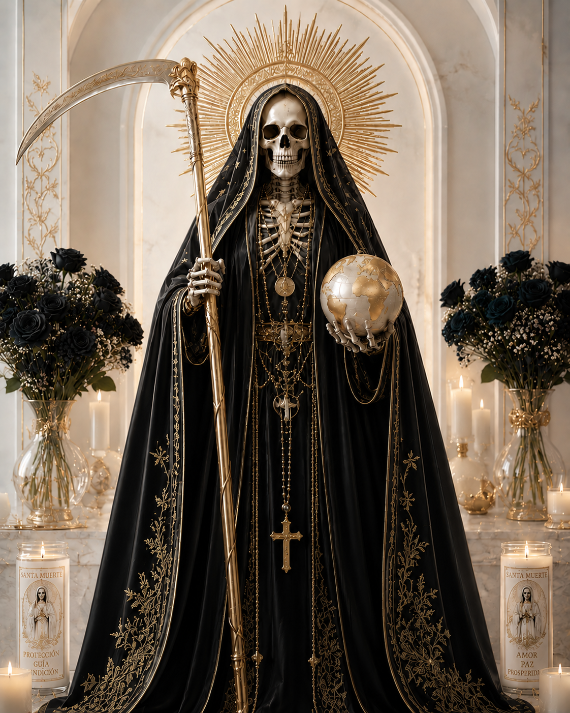 Santa Muerte Divine Portal: Saint of The Most Holy Death & Transformation
