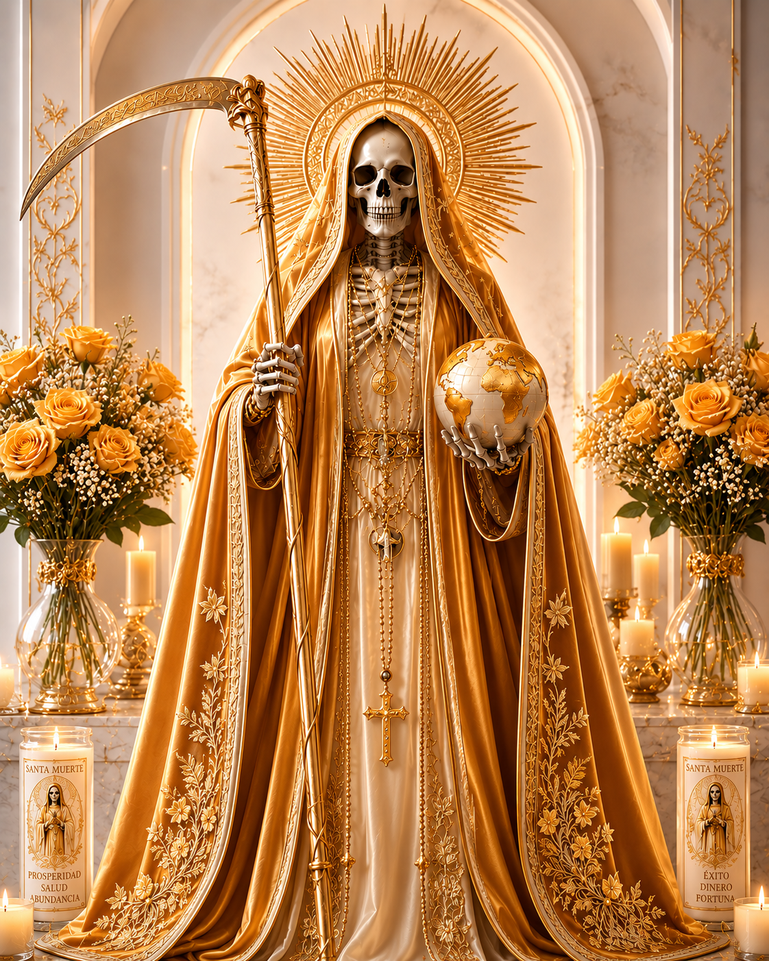Santa Muerte Divine Portal: Saint of The Most Holy Death & Transformation