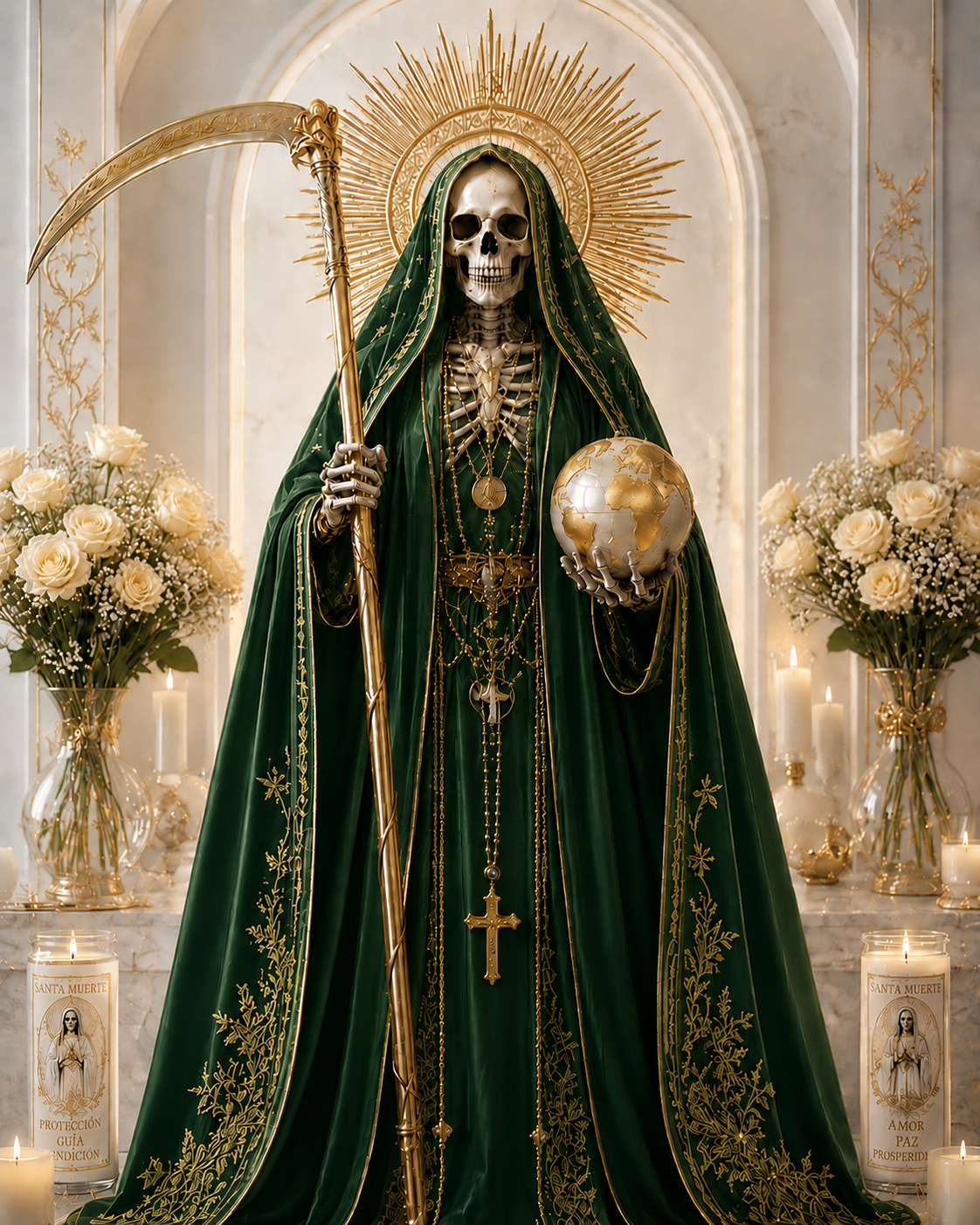 Santa Muerte Divine Portal: Saint of The Most Holy Death & Transformation